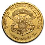 1861 $20 Liberty Gold Double Eagle XF