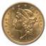 1861 $20 Liberty Gold Double Eagle AU-58 PCGS