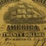 1861 $20 (T-18) Sailing Ship Fine