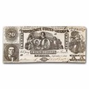 1861 $20 (T-20) Navigation & Beehive XF Cancelled