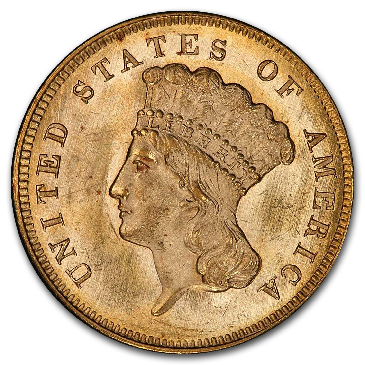 1861 (None) Phil 3 Dollar Gold Coin Value - APMEX