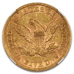 1861 $5 Liberty Gold Half Eagle AU-55 NGC