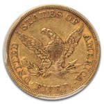 1861 $5 Liberty Gold Half Eagle AU-55 PCGS