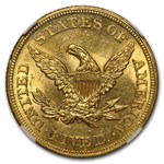 1861 $5 Liberty Gold Half Eagle MS-62 NGC
