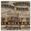 1861 $5 Virginia Treasury Note - VF