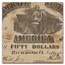 1861 $50 (T-14) Moneta & Chest VG