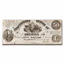1861 $50 (T-14) Moneta & Treasure Chests CU