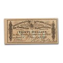 1861-64 Confederate States of America Bond Coupons