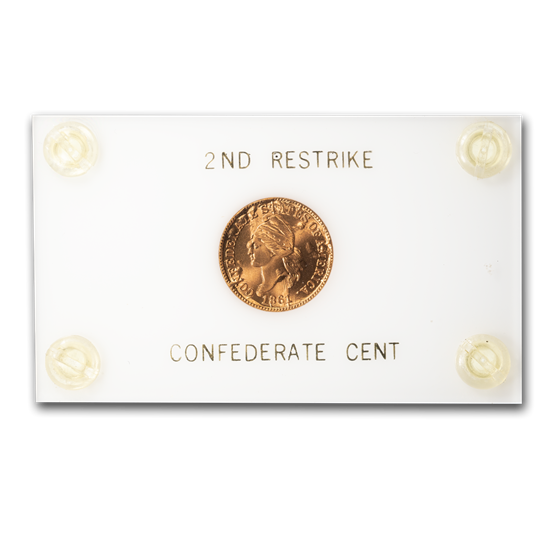 1861 Confederate Cent 2nd Restrike BU 1861 Confederate Cent 2nd Restrike BU