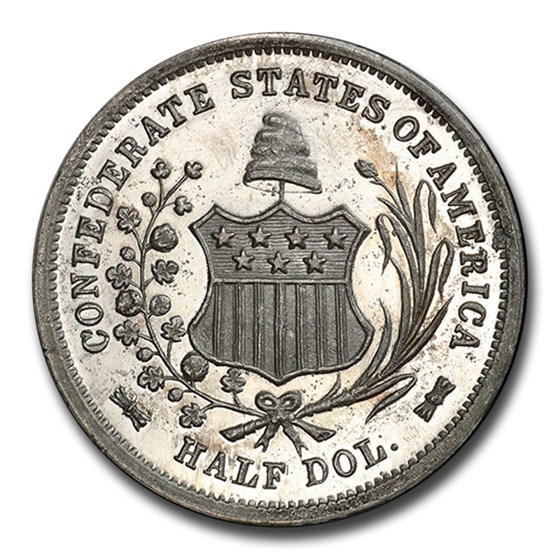 Buy 1861 CSA Half Dollar Scott Restrike MS-63 PCGS CAC | APMEX