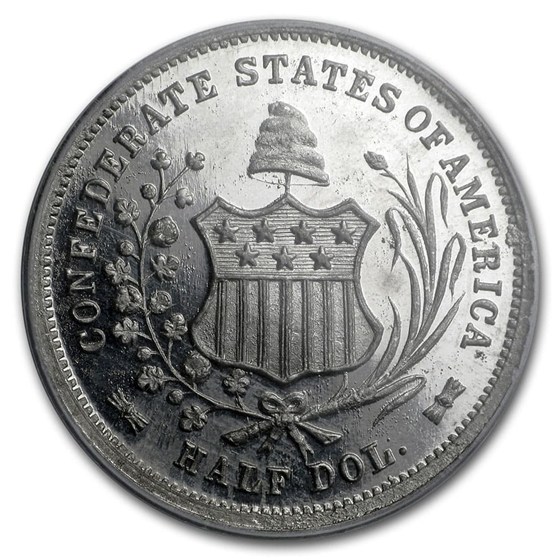 Buy 1861 CSA Half Dollar Scott Restrike MS-64 PCGS CAC | APMEX