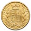 1861 Great Britain Gold Sovereign Victoria Shield XF
