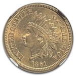 1861 Indian Head Cent MS-66 NGC