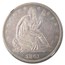 1861-O Liberty Seated Half Dollar AU-53 NGC