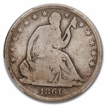 1861-O Liberty Seated Half Dollar G-06 PCGS (CSA Obv)
