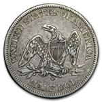 1861-O Liberty Seated Half Dollar VF