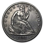 1861-O Liberty Seated Half Dollar XF