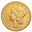1861-S $20 Liberty Gold Double Eagle VF Details (Cleaned)
