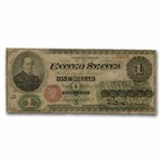 1862 $1.00 Legal Tender Salmon P. Chase Fine (Fr#16)