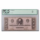 1862 $1.00 (T-55) Clement C. Clay CU-62 PCGS
