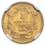 1862 $1 Indian Head Gold MS-63 NGC