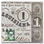 1862 $1 State of Louisiana Obsolete Baton Rouge - VF-30 EPQ PMG