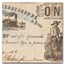 1862 $1 State of Mississippi Obsolete - Cotton Pledged - F-15 PMG