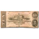 1862 $10 (T-52) State Capitol @ Columbia, SC Fine