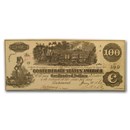 1862 $100 (T-39) Train Straight Steam CU