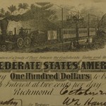 1862 $100 (T-40) Train Diffused Steam VF/XF