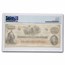 1862 $100 (T-41) Slaves/Cotton AU-58 PMG 4 Consecutive