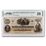 1862 $100 (T-41) Slaves/Cotton AU-58 PMG 8 Consecutive