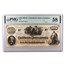 1862 $100 (T-41) Slaves/Cotton AU-58 PMG 8 Consecutive