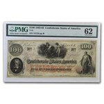 1862 $100 (T-41) Slaves Hoeing Cotton CU-62 PMG
