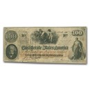 1862 $100 (T-41) Slaves Hoeing Cotton VF