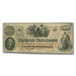 1862 $100 (T-41) Slaves Hoeing Cotton VF