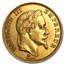 1862-1870 France Gold 100 Francs Napoleon III Laureate AU
