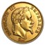 1862-1870 France Gold 100 Francs Napoleon III Laureate (AU)