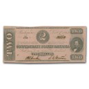 1862 $2.00 (T-54) Judah Benjamin AU
