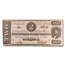 1862 $2.00 (T-54) Judah Benjamin CU