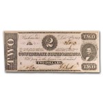 1862 $2.00 (T-54) Judah Benjamin CU