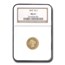 1862 $2.50 Liberty Gold Quarter Eagle MS-61 NGC