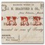 1862 $3 New Orleans Machine Works J. N. Bradford & Co. Fine