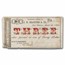 1862 $3 New Orleans Machine Works J. N. Bradford & Co. Fine
