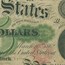 1862 $5.00 Legal Tender Alexander Hamilton Fine (Fr#61A)