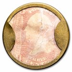 1862 Ayers Sarsaparilla Three Cent Postage Stamp Washington Token