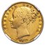 1862 Great Britain Gold Sovereign Victoria Shield XF-40 NGC