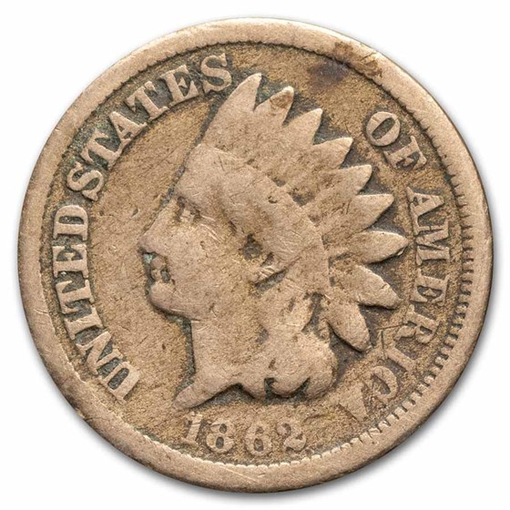 1862 Indian Head Cent AG 1862 Indian Head Cent AG