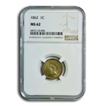 1862 Indian Head Cent MS-62 NGC