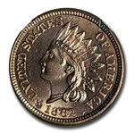 1862 Indian Head Cent MS-64 NGC